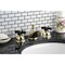 Kingston Brass KS3962PKX Duchess Widespread Bathroom Faucet W/ Brass Pop-Up, Brass KS3962PKX - alternate 3